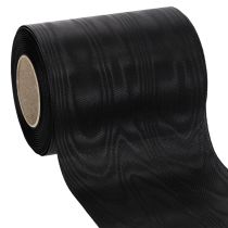 kohteita Musta surunauha 125 mm 25 m - Elegantti surunauha kukkakauppoihin ja koristeluun, asetaattinauha