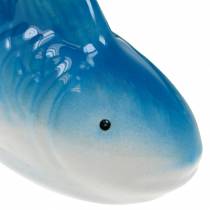 Uimakala sininen / vihreä keraaminen 16cm 2kpl