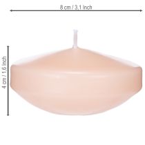 kohteita Kelluva kynttilä, käytännöllinen koristelammikoissa ja vesialtaissa, 8 cm, 8 kpl