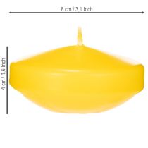 kohteita Kelluva kynttilä, kelluva koriste-elementti, monipuolinen käyttö kotona ja puutarhassa, 8 cm, 8 kpl
