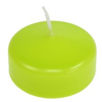 Kelluvat kynttilät vihreät 4,5cm 8kpl