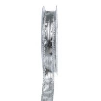Deco nauha hopea langan reunalla 15mm 25m