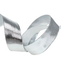 kohteita Lahjanauha hopeaa lankareunalla 40mm 25m