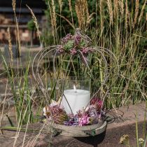 Shabby Chic Deco Crown Rustiikkinen metallikruunu ripustukseen H34cm