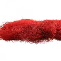 Sisal punainen bordeaux luonnonkuitu 300g