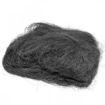 Sisal-ruoho käsityöhön, käsityömateriaali luonnonmateriaali harmaa 300g
