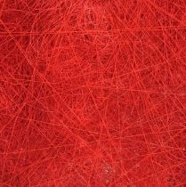 kohteita Sisal sydänsydänkoriste sisalkuiduilla punaisella 40x40cm