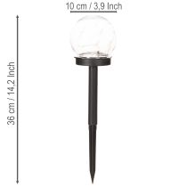 kohteita Puutarhavalaisin, pallomainen valo maahan kiinnitettävällä piikkillä ulkovalaistukseen, 36 cm, 4 kpl