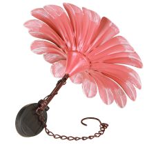 kohteita Solar LED Flower Garden Light LED Metal Pink Ø30cm