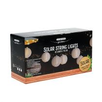 kohteita Aurinkolamppuketju LED 4,5m valkoinen 10 lamppua