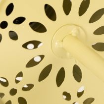 kohteita Aurinkokäyttöinen pöytävalaisin herkällä kukkakuviolla parvekkeelle tai terassille, 28 cm