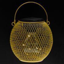 kohteita Aurinkokäyttöinen lyhty puutarhaan ja terassille, moderni muotoilu, metallinen, 12 cm