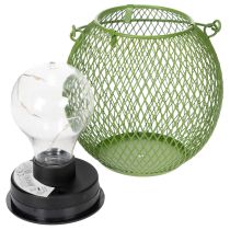 kohteita Pyöreä LED-aurinkokennovalaisin, täydellinen puutarhaan tai terassille, tunnelmallinen valaistus, 12 cm