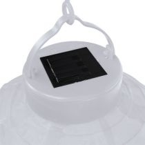 kohteita Lyhty LED aurinkopaneelilla 20cm valkoinen