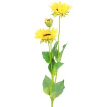 kohteita Keinotekoiset kasvit tekoauringonkukat tekokukat koriste keltainen 64cm