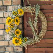 Keinotekoiset auringonkukat Sunflower Deco Drylook L60cm 3kpl