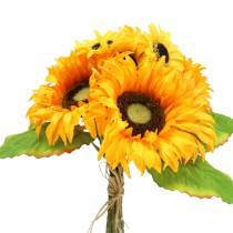 Koristeellinen kukkakimppu auringonkukkakimppu keltainen 30cm