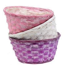 kohteita Chip kulho pyöreä violetti/valkoinen/pinkki Ø19cm 8 kpl