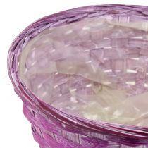 kohteita Chip kulho pyöreä violetti/valkoinen/pinkki Ø19cm 8 kpl