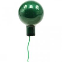 kohteita Mini joulupallot langalla Ø25mm lasivihreä 140p