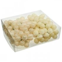 kohteita Mini Christmas baubles kermasekoitus matta/kiiltävä Ø25mm 140p