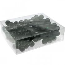 kohteita Mini joulupallot metallilangalla musta lasi Ø25mm 140 kpl