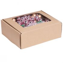 kohteita Peilimarjat Aprikoosi Vaaleanpunaiset Lasipallot Lanka Ø20mm 140 kpl