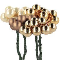 kohteita Peilimarjat Ø1,5cm ruskeankultaiset 140 kpl