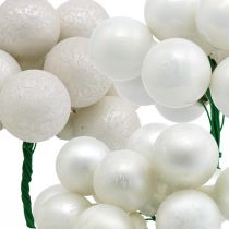 kohteita Mini joulupallo valkoiset marmoroidut peilimarjat Ø20mm 140 kpl