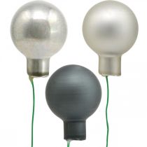 kohteita Mini joulupallot antrasiitti, hopea peilimarjat Ø20mm 140 kpl
