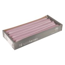 kohteita Kapenevat kynttilät Wenzel kynttilät lila 250/23mm 12 kpl