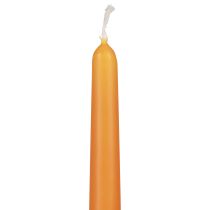 kohteita Kapenevat kynttilät, tikkukynttilät, Wenzel-kynttilät, oranssi, 250/23 mm, 12 kpl