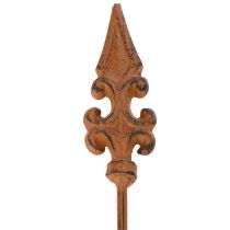 kohteita Puutarhakeppi, maalaismainen koriste, liljapeitsi, antiikkityylinen, ulkokäyttöön, 60 cm, 2 kpl