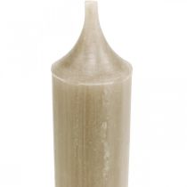 kohteita Kartiokynttilät ruskeat kynttilät kynttilän koristelu syksy Ø21/170mm 6 kpl