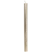 kohteita Kartio kynttilät yksivärinen vaalea kulta 21×240mm 12 kpl
