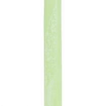 kohteita Suippenevat kynttilät yksiväriset limenvihreät​​​​​​​​ 21×240mm 12 kpl
