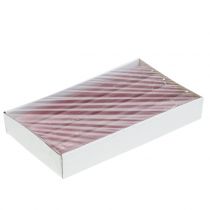 kohteita Kartiokynttilät yksiväriset vanha pinkki 34mm x 240mm 4 kpl