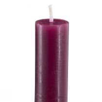 kohteita Yksiväriset kartiokynttilät, viininpunaiset, 22 × 240 mm, 12 kpl