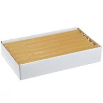 kohteita Kartiokynttilät yksiväriset kynttilät hunaja 21×240mm 12 kpl