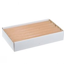 kohteita Yksiväriset kartiokynttilät, oranssi-persikka, 22 × 240 mm, 12 kpl