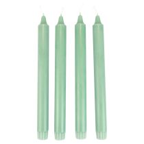 PURE kartiokynttilät vihreä smaragdi Wenzel kynttilät 250/23mm 4kpl