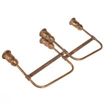 kohteita Antiikkitikku kynttilänjalka 4 kynttilän kultaa 18×18cm K16,5cm