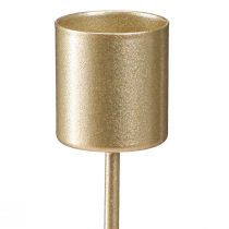 kohteita Kynttilänjalat tikulla, mattakulta, upotettavat, Ø24mm, 11cm, 16 kpl