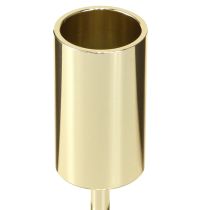 kohteita Kultainen metallinen kynttilänjalka moderni 21,5 cm 4 kpl