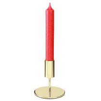 kohteita Kultainen moderni kynttilänjalka metallia K10cm 4 kpl