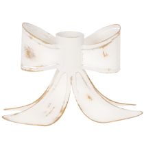 kohteita Vintage-rusettikynttilänjalka, 12 cm