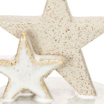 kohteita Keraamiset tähtikynttilänjalat, joulukoriste, 11 cm, 2 kpl