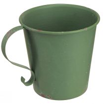 kohteita Kapeneva kynttilänjalka vintage kuppi koristeellinen metallinvihreä Ø11cm H11cm