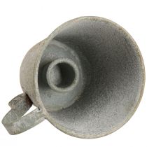 kohteita Kapeneva kynttilänjalka vintage kuppi kynttilänjalka metallinharmaa Ø9,5cm K8cm 3kpl