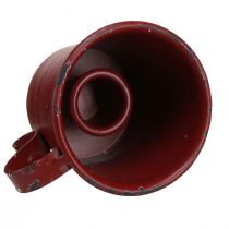 kohteita Kapeneva kynttilänjalka vintage kuppi metalli viininpunainen Ø7cm K6cm 2kpl